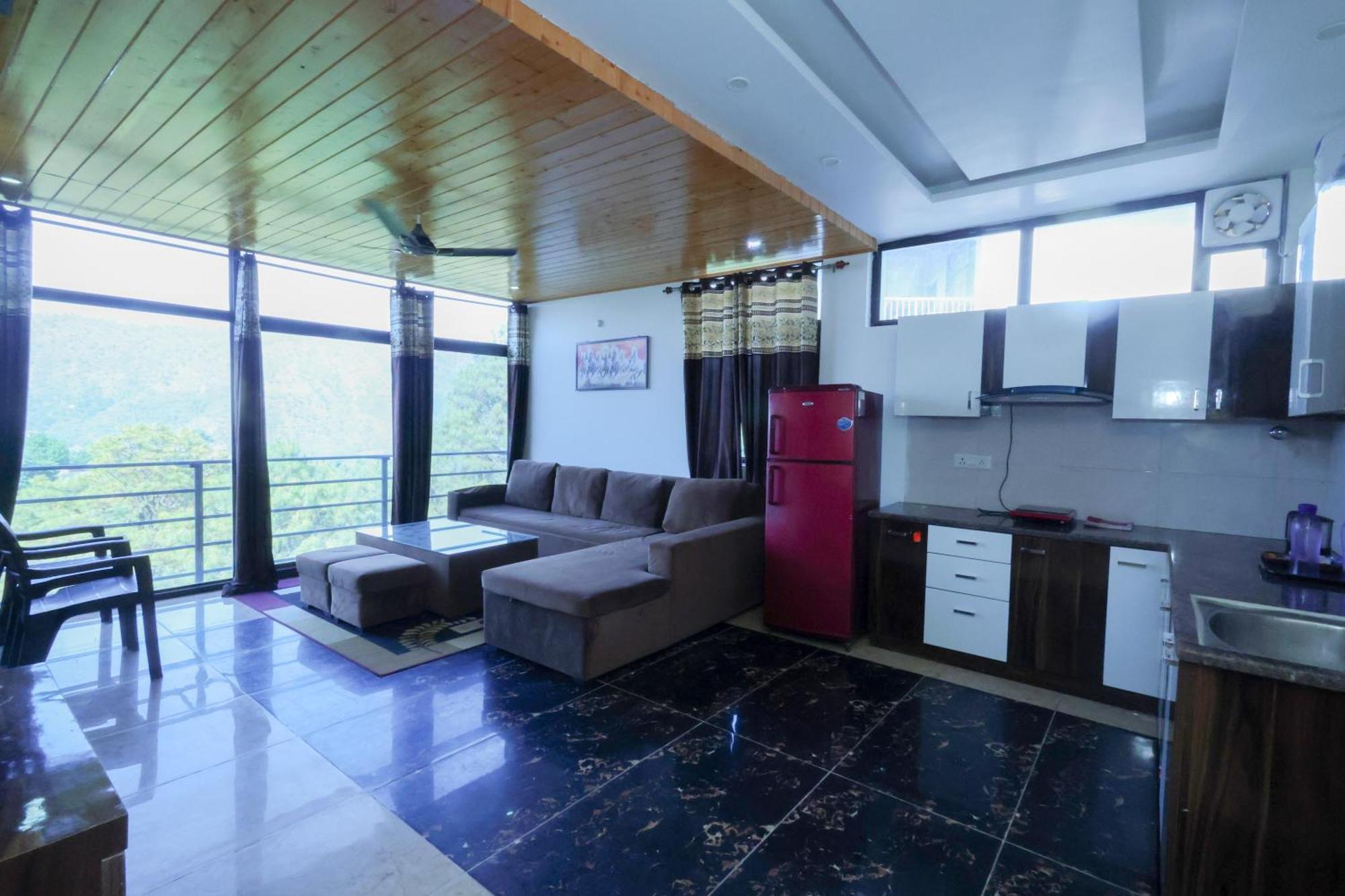 Ferienwohnung Cozy Heavenn 2Bhk I Kasauli I Mountain View 93O68I282O Exterior foto
